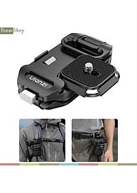 Ulanzi UKA07 - Bộ Kẹp Balo Máy Ảnh GoPro Tháo Nhanh, Bền Nhẹ 94g, Chịu Tải 10kg, Tương Thích Uka & F38 - Hàng Chính Hãng