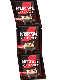 [Tặng Hũ Thủy Tinh NESCAFÉ (Tet 26) NESCAFE 750ml] Cà phê Hòa tan NESCAFÉ CAFÉ VIỆT 35 gói Vị Mạnh đặc trưng
