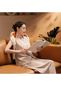 Gối Massage Cổ Vai Gáy Hồng Ngoại Đa Năng  20 Bi Cao Cấp, Bảo Hành 12 Tháng