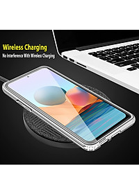 Ốp lưng silicon dẻo cho Redmi Note 10 Pro 4G hiệu Ultra Thin trong suốt mỏng 0.6mm độ trong tuyệt đối chống trầy xước - Hàng nhập khẩu