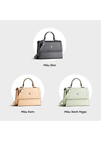 Túi Yuumy ( Thời trang nữ nắp gập dáng vuông size 22 - Túi đeo chéo da Seasand YN197 )