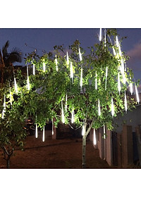 8 Ống Đèn LED Trang Trí Ngoài Trời Hiệu Ứng Mưa Rơi, Sao Băng - Chống Thấm Nước, Dài 30 - 80cm