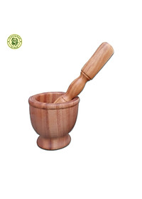 Chày Cối Gỗ Cao Cấp - Bộ Cối & Chày Gỗ 12, 14 cm  - Đồ Gỗ Nhà Bếp Chất Lượng Cao
