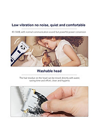 Tông đơ cạo lông cho chó mèo động cơ mạnh mẽ tiếng ồn thấp có thể sạc bằng USB