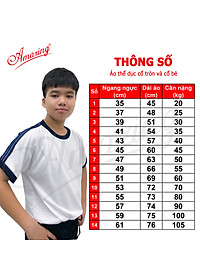 Áo thun thể dục thương hiệu Amazing cho nam, cổ bẻ và cổ tròn, đồng phục thể thao cho học sinh nam nữ các cấp