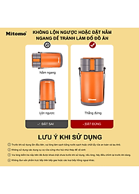 Lồng cơm giữ nhiệt, hộp cơm văn phòng Mitomo LCH-7086, cặp lồng chia 3 ngăn chất liệu inox 304