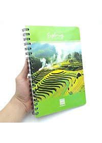 Sổ Lò Xo Hồng Hà Vietnam Exploring B5 200 Trang 4144 - Màu Xanh Lá - Mù Cang Chải, Yên Bái