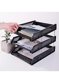 Khay 3 Tầng Deli 9209 - Màu Ngẫu Nhiên