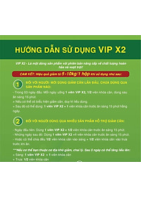 Combo Tiến Hạnh Vip X2 và Detox giúp giảm câ.n hiệu quả, kiểm soát cân nặng, liệu trình 3 ngày sử dụng