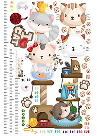 Decal dán tường đo chiều cao SK9332