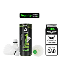 Quả cầu nhựa, lông ngỗng tự nhiên chính hãng Agnite- nhẹ, bền, chắc chắn - quả lẻ/ hộp 3 quả - F2211/F2200