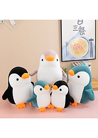 Gấu Bông Chim Cánh Cụt Mập Mềm Mịn Dễ Thương Mẫu Mới (25cm--->45cm) Vải Miniso 4 Chiều Co Giãn Êm Ái, Hàng Cao Cấp An Toàn Cho Trẻ Nhỏ