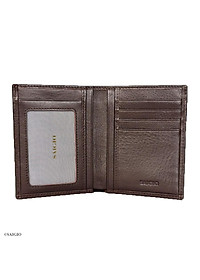 Ví Nam Da Bò NAPA Mềm Mại - Vân Tự Nhiên, Size Lớn, Thiết Kế Cổ Điển, Đơn Giản - Mỏng Nhẹ, Dáng Đứng - Gập 2, Ngăn Đựng Tiền Có Khóa Kéo, Nhiều Ngăn Để Giấy Tờ Tiện Dụng - Hàng Chính Hãng SAIGIO