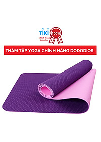 [CHỌN MÀU] THẢM TẬP YOGA, GYM 2 LỚP+ TÚI ĐỰNG THẢM TẬP YOGA + DÂY BUỘC CHUYÊN DỤNG - CHÍNH HÃNG DODODIOS