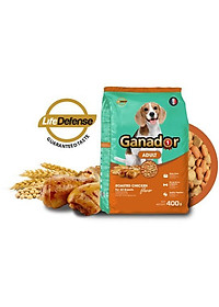 Thức ăn cho chó trưởng thành Ganador vị gà nướng - Adult Roasted Chicken Flavor Combo 5 gói 400gr/gói