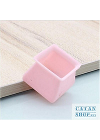 Vỏ bọc chân bàn ghế silicon dày hình vuông, miếng silicon dày bọc chân bàn ghế chống trượt