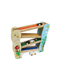 Đồ chơi gỗ: Trò chơi trượt xe - Winwintoys 63092 - Phát triển trí tò mò và khám phá cho bé