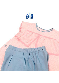 Bộ quần áo ngắn cho mẹ Hoa Cẩm cù hồng cotton - AICDME6YVPRG - AIN Closet