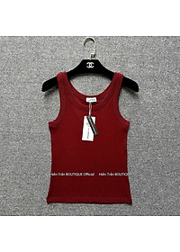 Áo sát nách, áo 3 lỗ nữ Hiền Trần BOUTIQUE form ôm không đệm ngực, chất cotton tăm lụa mềm mại, co giãn tốt- AH02