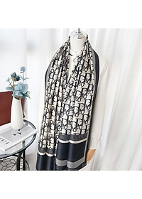 Khăn Lụa Dài Khăn Choàng Lụa Dáng Dài Đi Biển Hot Trend Họa Tiết Thanh Lịch Nhẹ Nhàng Size180x90 Quàng Cổ , Áo Choàng