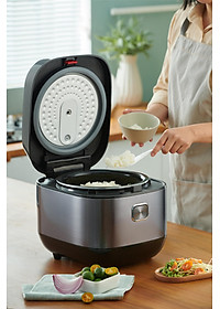 Nồi cơm điện tử Tefal 1.8L - Lòng nồi siêu dày 4mm RK776B68 - Xám - Hàng chính hãng