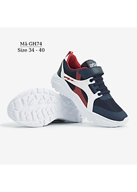Giày thể thao bé trai trẻ em học sinh nam tiểu trung học siêu nhẹ kháng khuẩn cao cấp 8 - 12 tuổi đi học chạy bộ thể dục chơi bóng rổ phong cách khỏe khoắn năng động NHÍM SHOP GH74