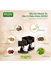 Dầu Gội Nhuộm Tóc Hữu Cơ Thiên Nhiên KRUSH - Màu Đen