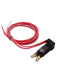 Aibecy 2 in 1 Out Dual Color Metal Hotend Extruder Kit with Cable 0.4mm Brass Nozzle Print Heat 24V Compatible with