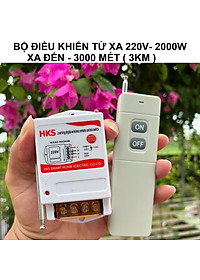 Bộ Điều Khiển Từ Xa 220V Cho Máy Bơm, Đèn – Tầm Xa 1–5KM, Chịu Tải 40A 3000W Loại Xịn