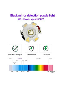 Đèn pin sạc cầm tay tia cực tím (UV) cao cấp Terino D113-UV (365nm, 20W)- Hàng chính hãng