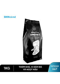 Cà phê Espresso E1 - SHIN Cà Phê - Cà phê pha máy - Gói 1kg