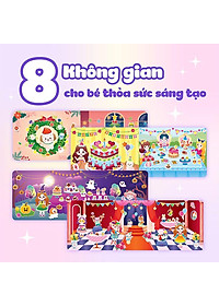 Công chúa Cherry Sách bóc dán sticker cho bé gái