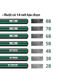 Chì Gỗ Othello Graphic Pencil, 8B - PC282-8B
