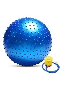 Bóng Tập Yoga 65cm Cao Cấp Bóng Gai Tặng Bơm bóng và Bộ Kim bóng dự phòng Loại dày 2mm