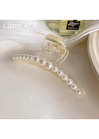 Kẹp Tóc Càng Cua Ngọc Trai Nhân Tạo Sang Trọng Cực Đẹp KT16