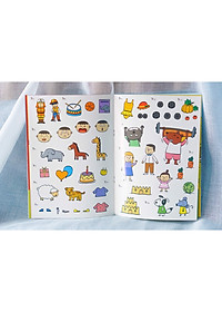 Sách - 300 miếng bóc dán sticker thông minh cho bé 3-12 tuổi (Đinh Tị)