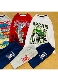 Bộ dài bé trai xuất dư Place đồ mỏng vừa phải mặc thoải mái 4 mùa MamLa