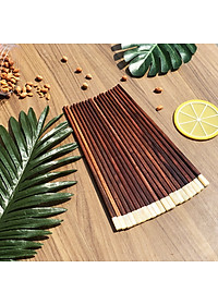 Bộ 10 đôi đũa gỗ trắc DandiHome cao cấp