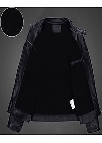 Áo Khoác Da Nam Lót Lông Simple Cao Cấp KD06 