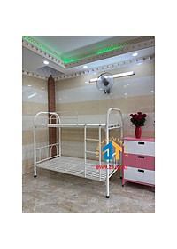 Giường sắt 2 tầng ngang 1m dài 2m bảo hành 1 năm - Đại Thành