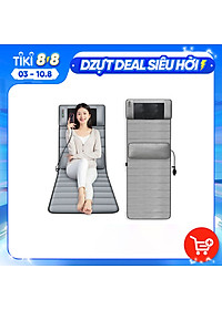 Đệm Massage Toàn Thân Hồng Ngoại, Mát Xa Toàn Thân Đa Chức Năng Với Phần Gối Đầu Có Hồng Ngoại, Massage Đảo Chiều Bằng 16 bi Cao Cấp – Bộ Điều Kiển…