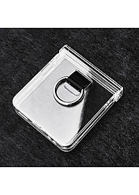 Ốp lưng chống sốc trong suốt kèm iring cho Samsung Galaxy Z Flip 7 5G hiệu Likgus Cover Ring (chất liệu cao cấp, thiết kế iring chống rơi rớt) - hàng nhập khẩu