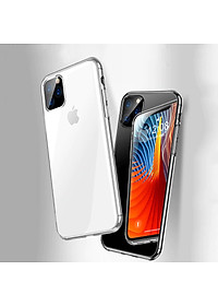Bộ 2 Ốp lưng dẻo silicon cho iPhone 11 Pro Max (6.5 inch) hiệu Ultra Thin (siêu mỏng 0.6mm, chống trầy, chống bụi) - Hàng nhập khẩu