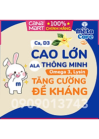 Thừng sữa nước Nutricare Metacare ECO giúp trẻ phát triển toàn diện (180ml)