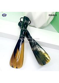 Đón giày bằng sừng tay cầm đốt trúc VIP (Dài 20cm) DGH912 - Chuyên dụng cho giày cao cấp - Cho giày Nam & Nữ - Product of HAHANCO