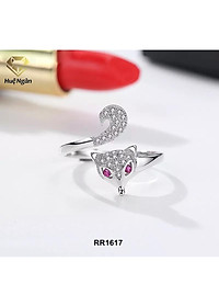 Nhẫn bạc Ý 925 Huệ Ngân - Hồ ly may mắn RR1617