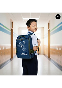 Balo Tiểu Học Xbags Universe XB 3104 - Cặp Sách Chống Gù Siêu Nhẹ Cho Bé Trai, Thiết Kế Công Thái Học Bảo Vệ Cột Sống, Vải Bền Đẹp