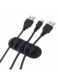 Miếng giữ dây sạc silicon, Miếng silicon giữ cáp sạc điện thoại, tai nghe SSN09