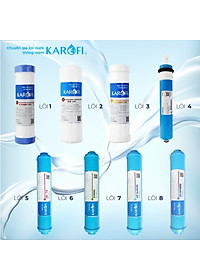 Bộ 8 Lõi Lọc Nước Thay Máy Lọc Nước RO KAROFI 8 Cấp Lọc