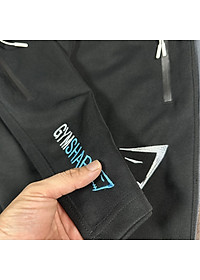 Quần thun nam tập gym DO GYM SHOP logo thêu, thun poly co giãn 4 chiều thoáng mát.